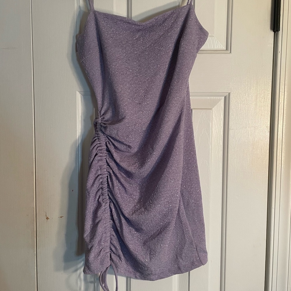 Windsor lavender sparkly mini dress